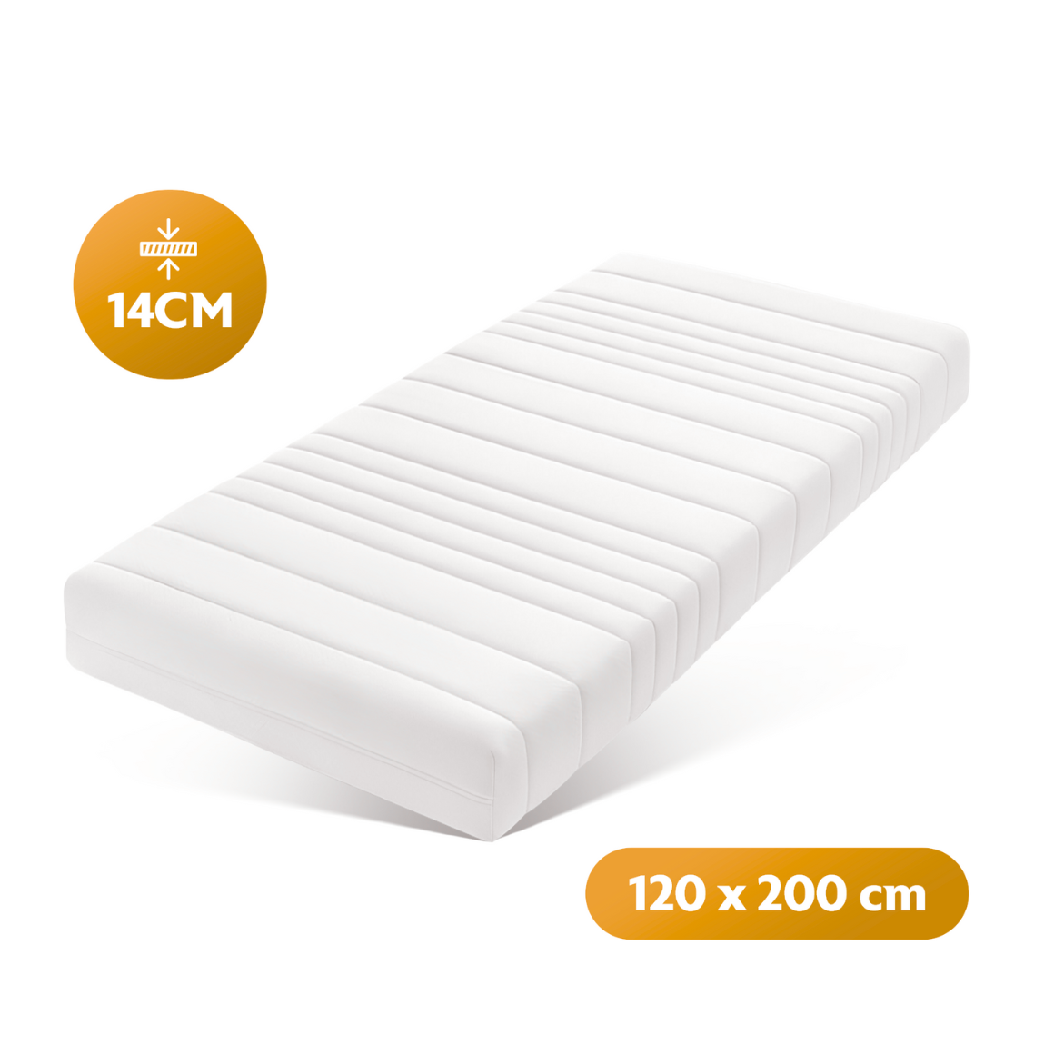 Comfy Matras - 14cm dik - 7 zones - Koudschuim - Afritsbare hoes - Premium hotelkwaliteit