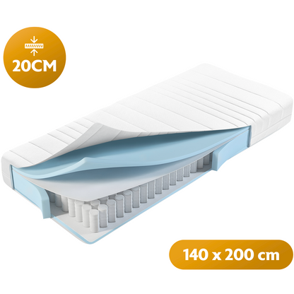 Comfy Pocketvering Matras - 20cm dik of 25cm dik