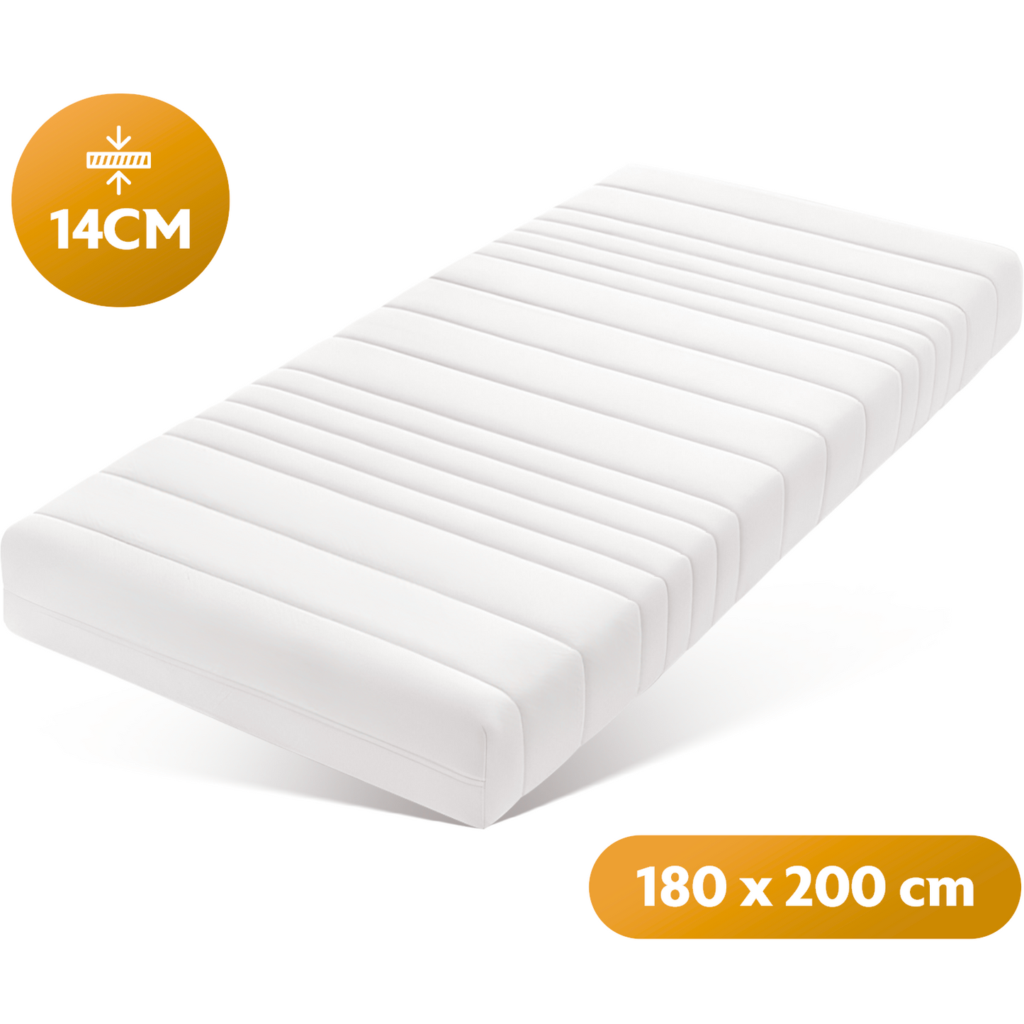 Comfy Matras - 14cm dik - 7 zones - Koudschuim - Afritsbare hoes - Premium hotelkwaliteit