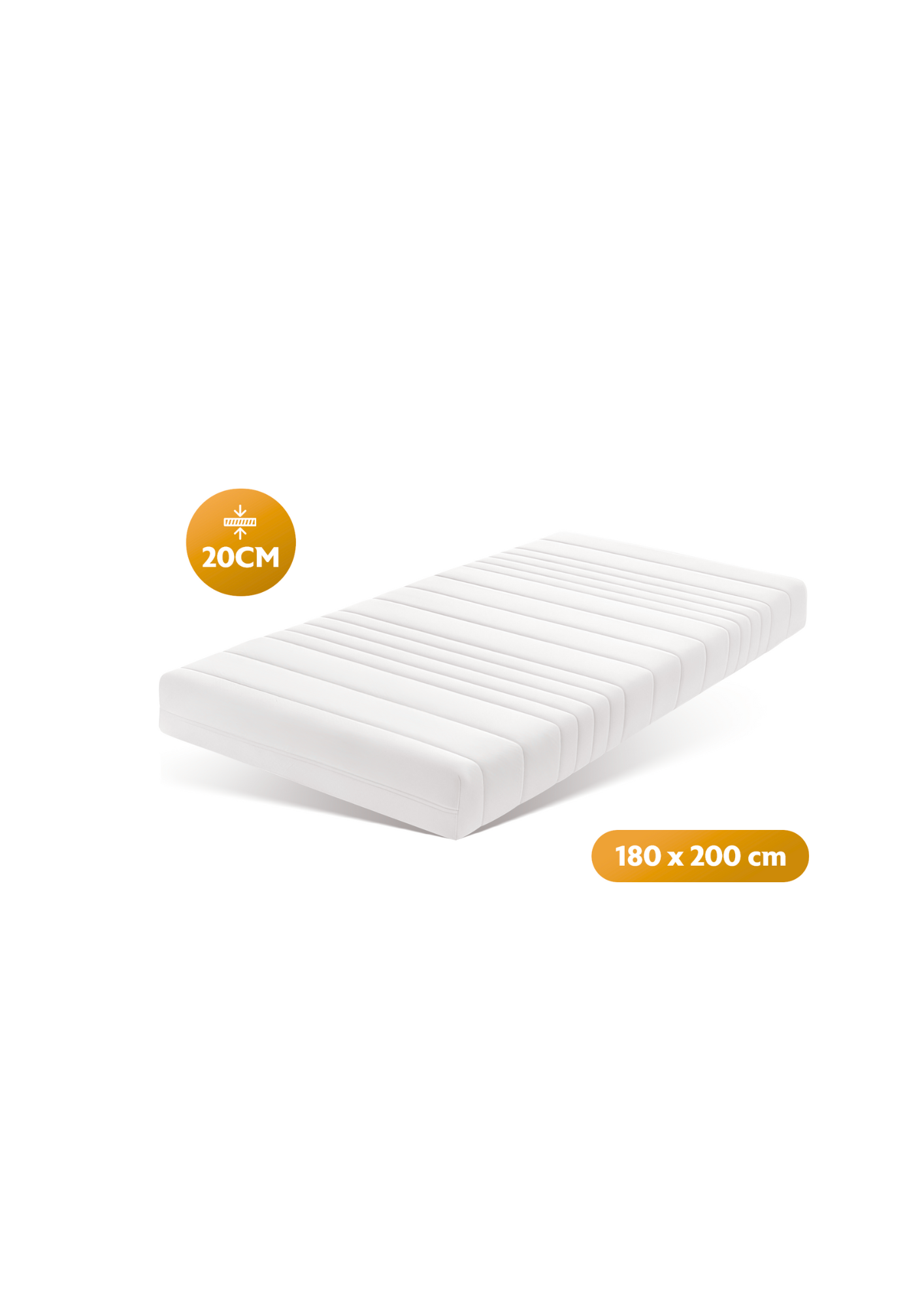 Comfy Matras - 20cm dik - 7 zones - Koudschuim - Afritsbare hoes - Premium hotelkwaliteit