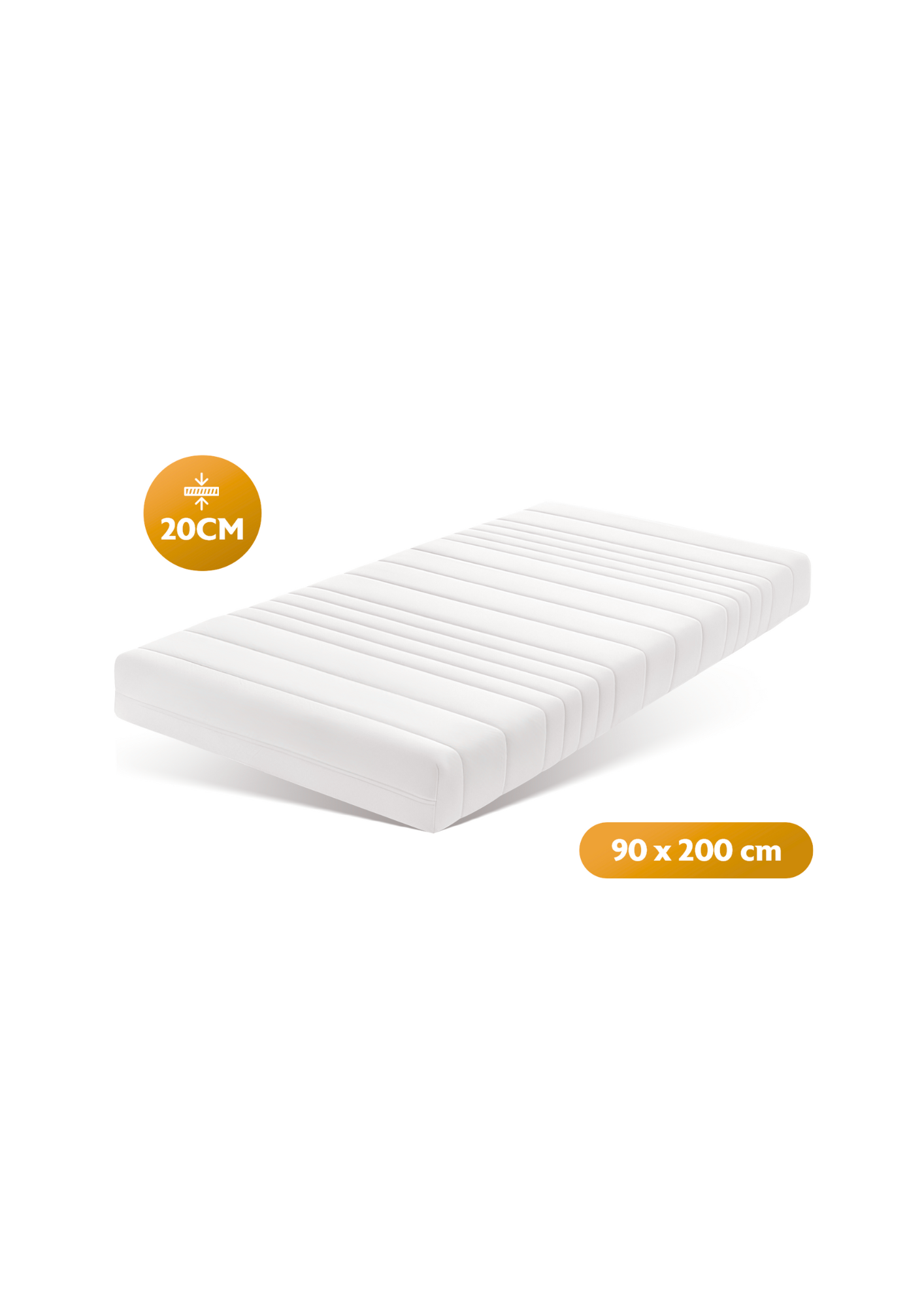 Comfy Matras - 20cm dik - 7 zones - Koudschuim - Afritsbare hoes - Premium hotelkwaliteit