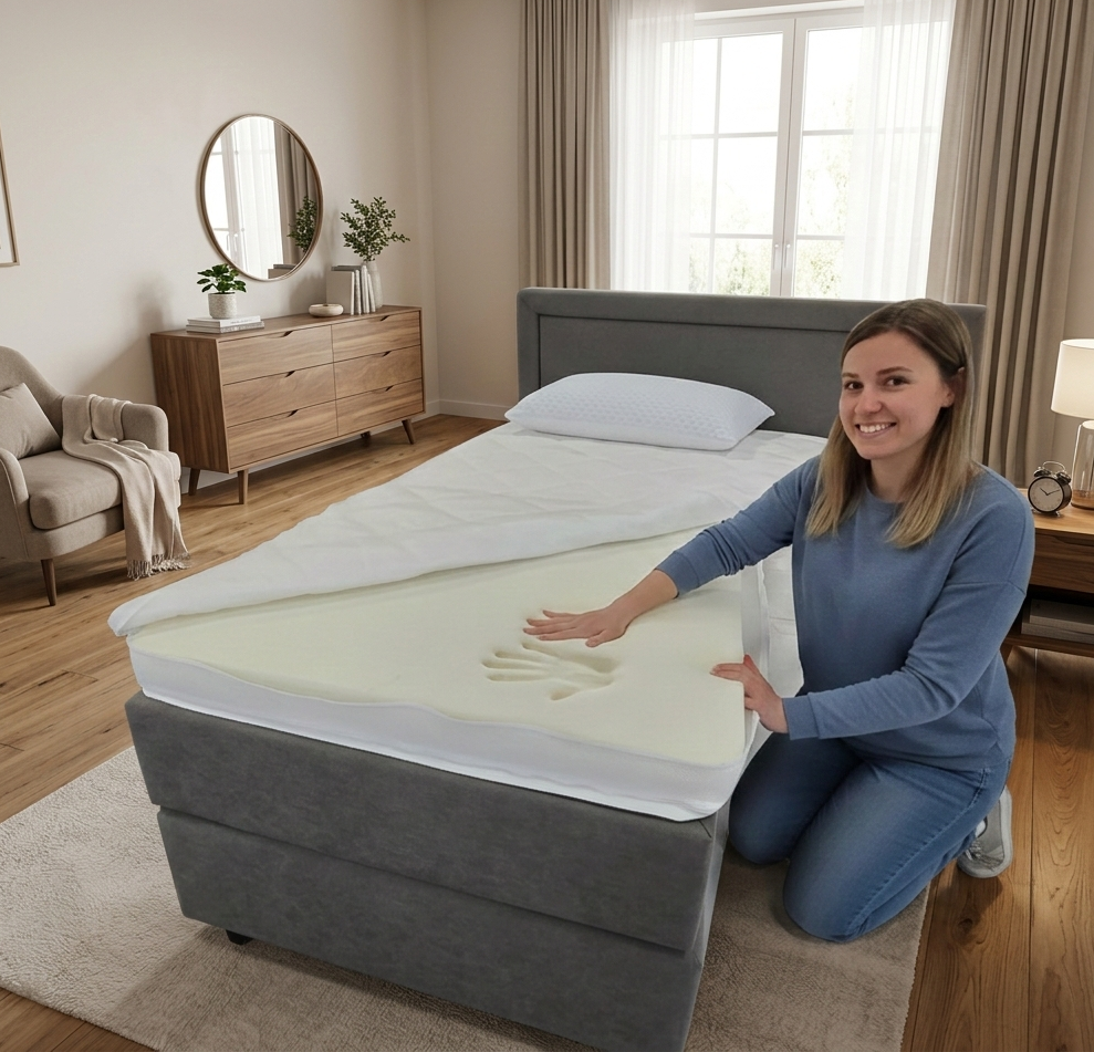 ComfyNASA 12 – Traagschuim Topper