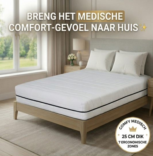 Medisch Comfort 25 - Medisch matras met 2 hardheden (H2/H3)