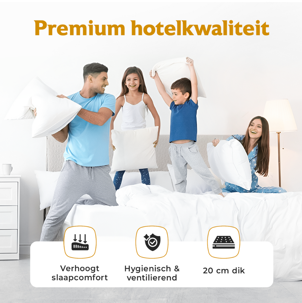 Comfy Pocketvering Matras - 20cm dik